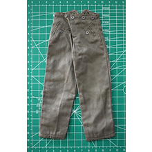 1:6 Scale German WWII M37 Field-Gray Trousers (Color E)